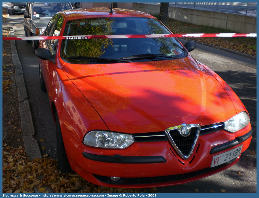 VF 21188
Corpo Nazionale Vigili del Fuoco
Alfa Romeo 156 I serie
Parole chiave: VVF;V.V.F.;Corpo;Nazionale;Vigili;del;Fuoco;Alfa;Romeo;156