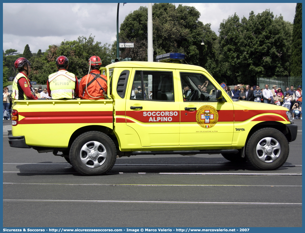 -
Corpo Nazionale
Soccorso Alpino e Speleologico
Delegazione Alpina XXIV Lazio
Mahindra Goa Pick Up
Parole chiave: CNSAS;C.N.S.A.S.;Corpo;Nazionale;Soccorso;Alpino;Speleologico;Lazio;SASL;S.A.S.L.;Mahindra;Goa;Pick;Up