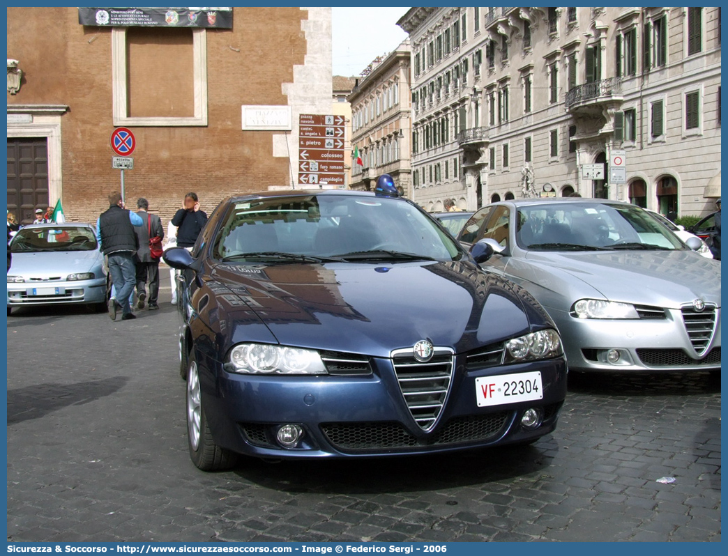 VF 22304
Corpo Nazionale Vigili del Fuoco
Alfa Romeo 156 II serie
Parole chiave: Corpo;Nazionale;Vigili del Fuoco;Vigili;Fuoco;Alfa;Romeo;156