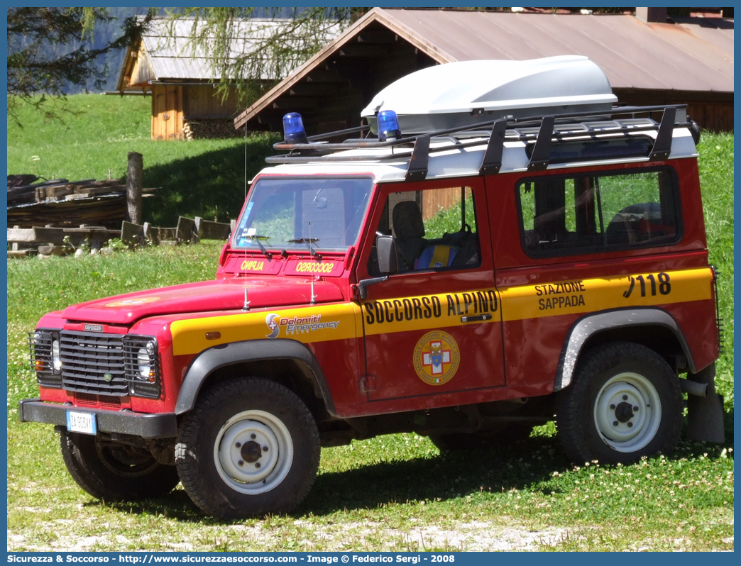 -
Corpo Nazionale
Soccorso Alpino e Speleologico
Delegazione Alpina II Bellunese
Stazione di Sappada
Land Rover Defender 90
Parole chiave: CNSAS;C.N.S.A.S.;Corpo;Nazionale;Soccorso;Alpino;Speleologico;Veneto;SASV;S.A.S.V.;Sappada;Land Rover;Defender;90