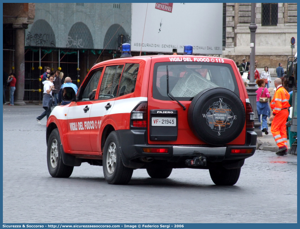 VF 21945
Corpo Nazionale Vigili del Fuoco
Mitsubishi Pajero LWB III serie
Parole chiave: Corpo;Nazionale;Vigili del Fuoco;Vigili;Fuoco;Mitsubishi;Pajero;LWB