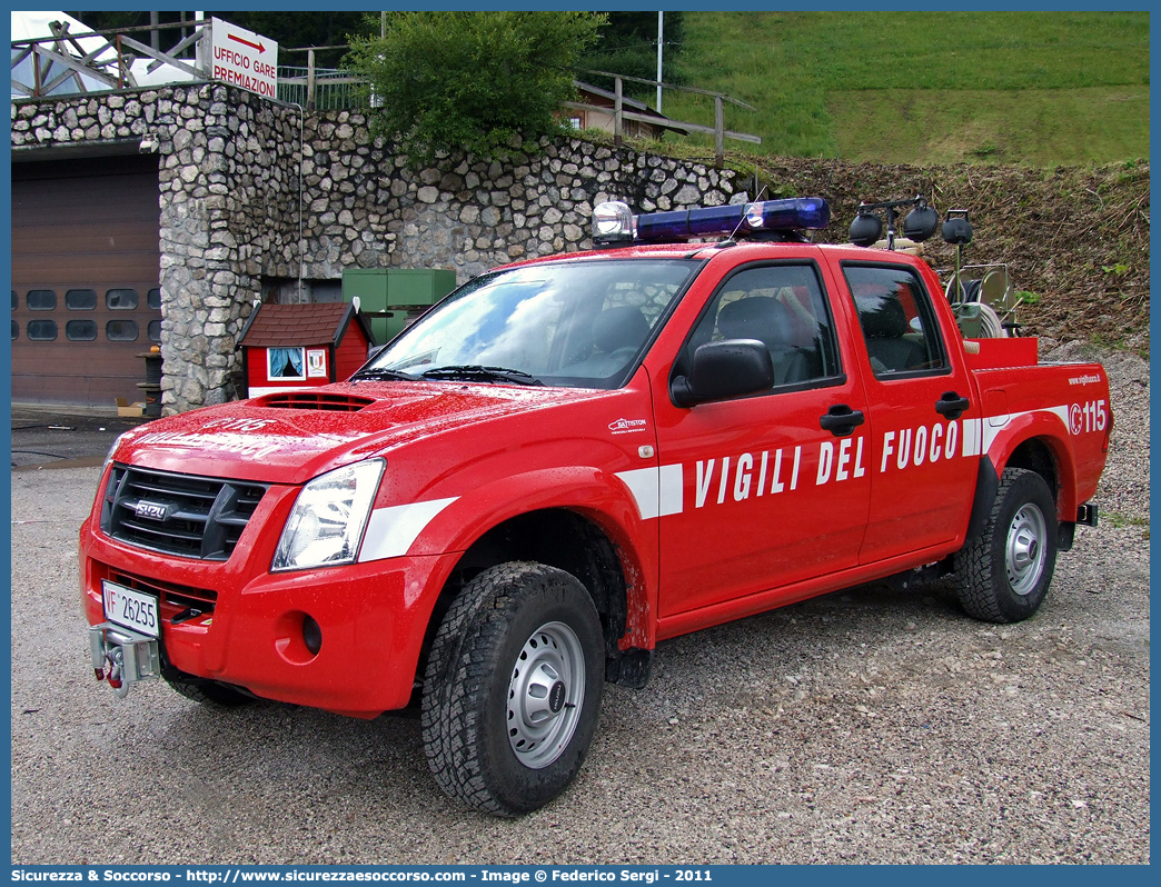 VF 26255
Corpo Nazionale Vigili del Fuoco
Isuzu D-Max I serie I restyling
Parole chiave: VVF;V.V.F.;Corpo;Nazionale;Vigili;del;Fuoco;Isuzu;Dmax;D-Max;D Max