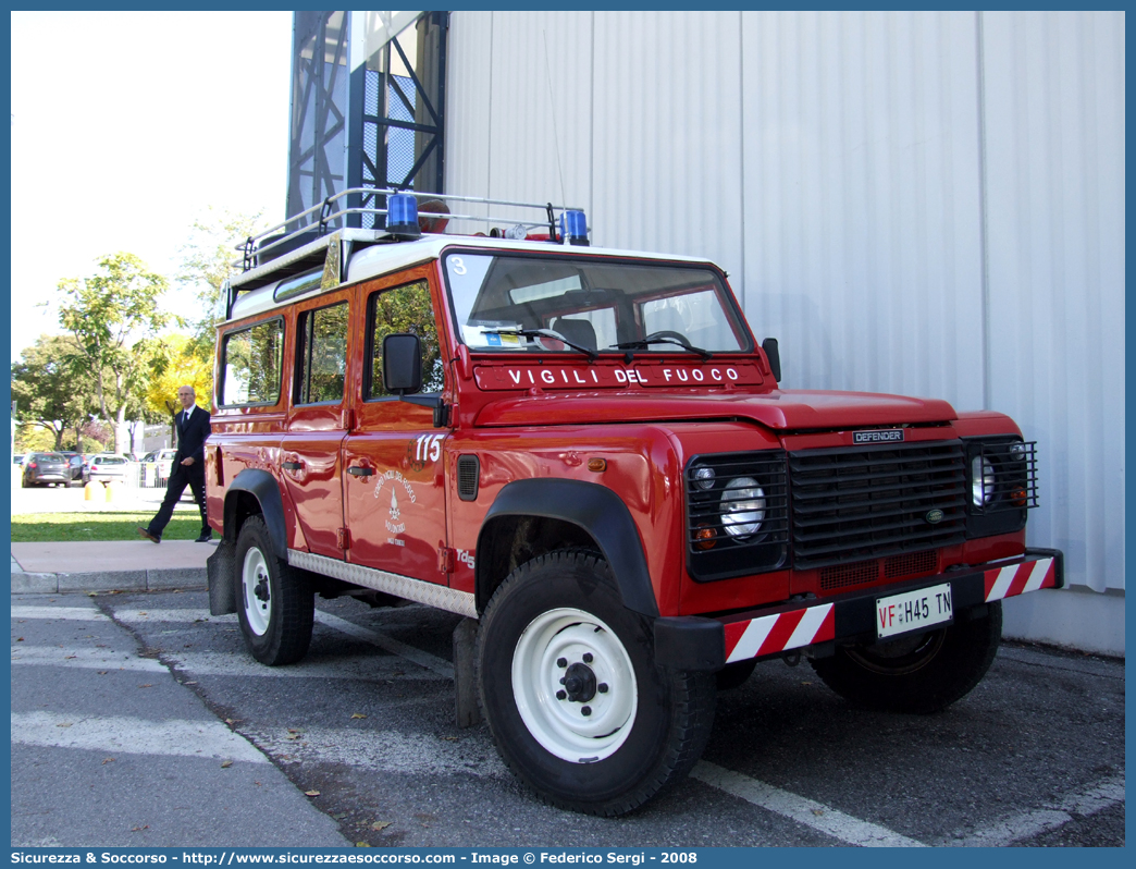 VF H45TN
Corpo Vigili del Fuoco Volontari Nago-Torbole
Land Rover Defender 110
Parole chiave: VF;V.F.;Vigili del Fuoco;Vigili;Fuoco;Volontari;Nago;Torbole;Land Rover;Defender 110;H45TN