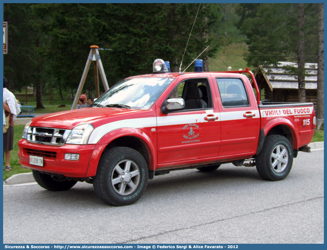 VF Z95TN
Corpo Volontario Vigili del Fuoco San Martino di Castrozza
Isuzu D-Max I serie
Parole chiave: VF;V.F.;Vigili del Fuoco;Vigili;Fuoco;Volontari;San Martino di Castrozza;Isuzu;D-Max II serie;Z95TN