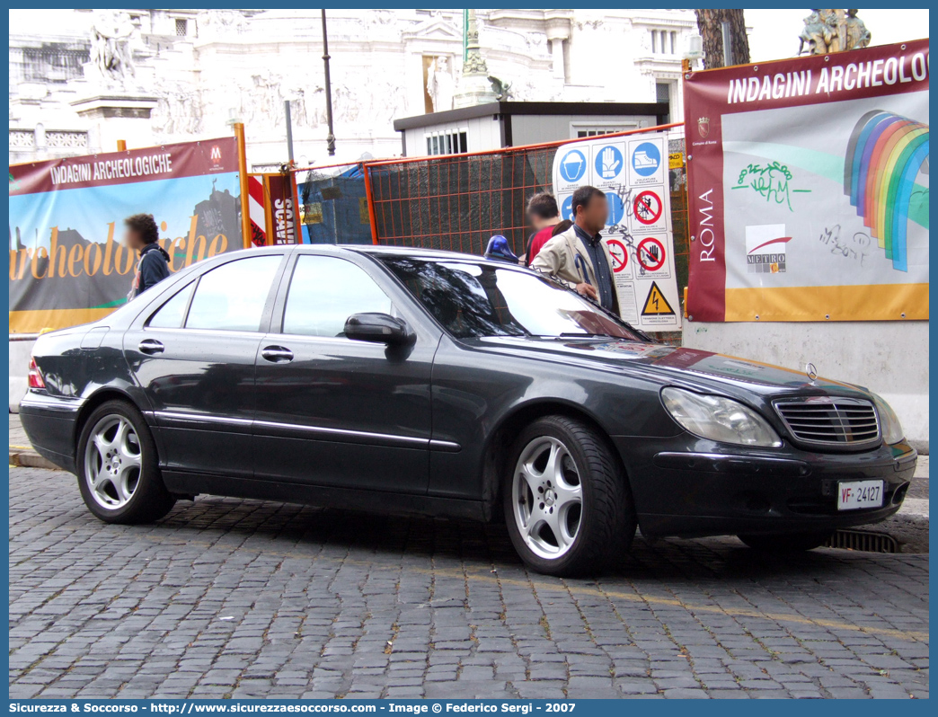 VF 24127
Corpo Nazionale Vigili del Fuoco
Mercedes Benz Classe S VIII serie
Parole chiave: Corpo;Nazionale;Vigili del Fuoco;Vigili;Fuoco;Mercedes Benz;Classe S