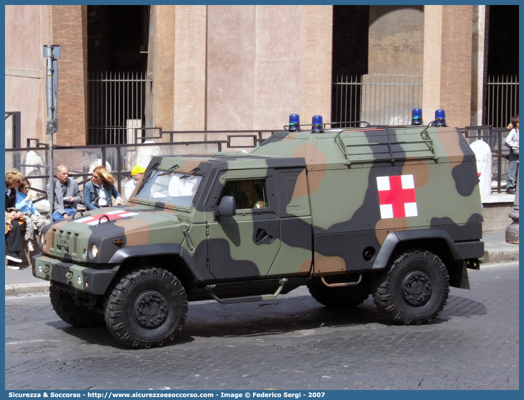 -
Esercito Italiano
Sanità Militare
Iveco VTLM Lince
Parole chiave: EI;E.I.;Esercito;Italiano;Sanità Militare;Iveco;VTLM;Lince