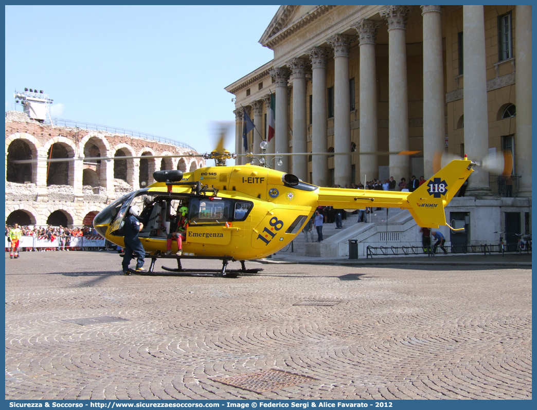 I-EITF
118 Regione Veneto
EuroCopter EC145
ECHO DELTA
Base di Verona
(variante)
Parole chiave: 118;Veneto;Verona;EuroCopter;EC;145;EC145;I-EITF;Echo Delta;Echo;Delta;EchoDelta;Elicottero;Elisoccorso