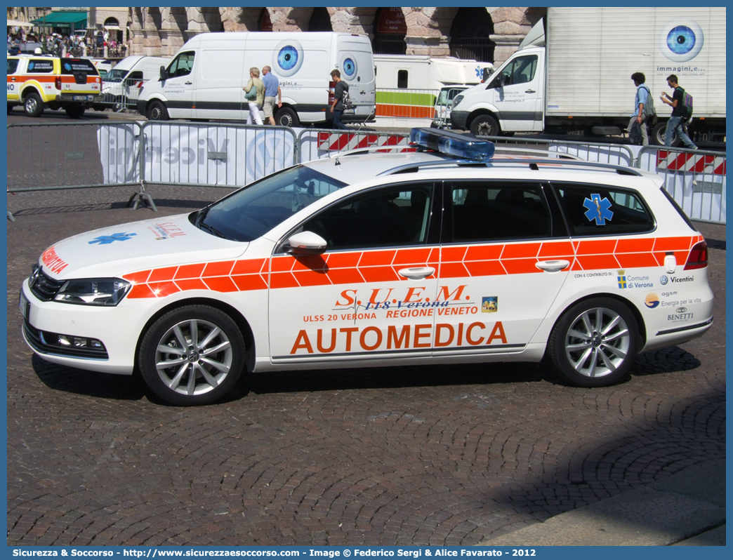 ALFA MIKE 01
SUEM 118 Verona Emergenza
Azienda ULSS 9 - Scaligera
Volkswagen Passat Variant V serie
Allestitore Polar Special Car S.n.c.
Parole chiave: 118;Verona;Emergenza;SUEM;S.U.E.M.;Automedica;Volkswagen;Passat;Variant;Polar Special Car