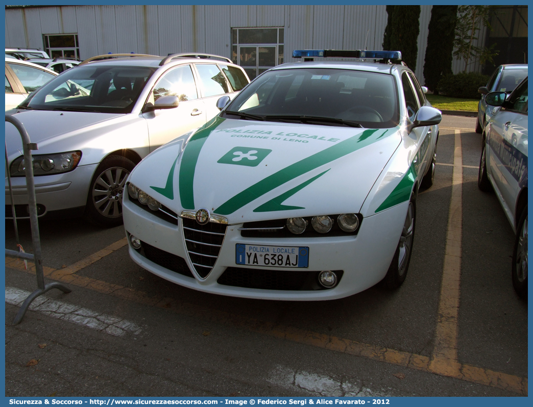 Polizia Locale YA638AJ
Polizia Locale
Comune di Leno
Alfa Romeo 159 SportWagon
Parole chiave: Polizia;Locale;Municipale;Leno;Alfa Romeo;159;SportWagon