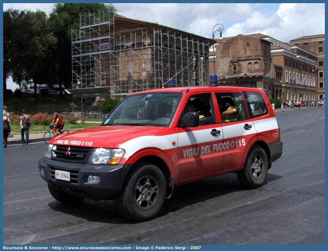 VF 21944
Corpo Nazionale Vigili del Fuoco
Mitsubishi Pajero LWB III serie
Parole chiave: Corpo;Nazionale;Vigili del Fuoco;Vigili;Fuoco;Mitsubishi;Pajero;LWB