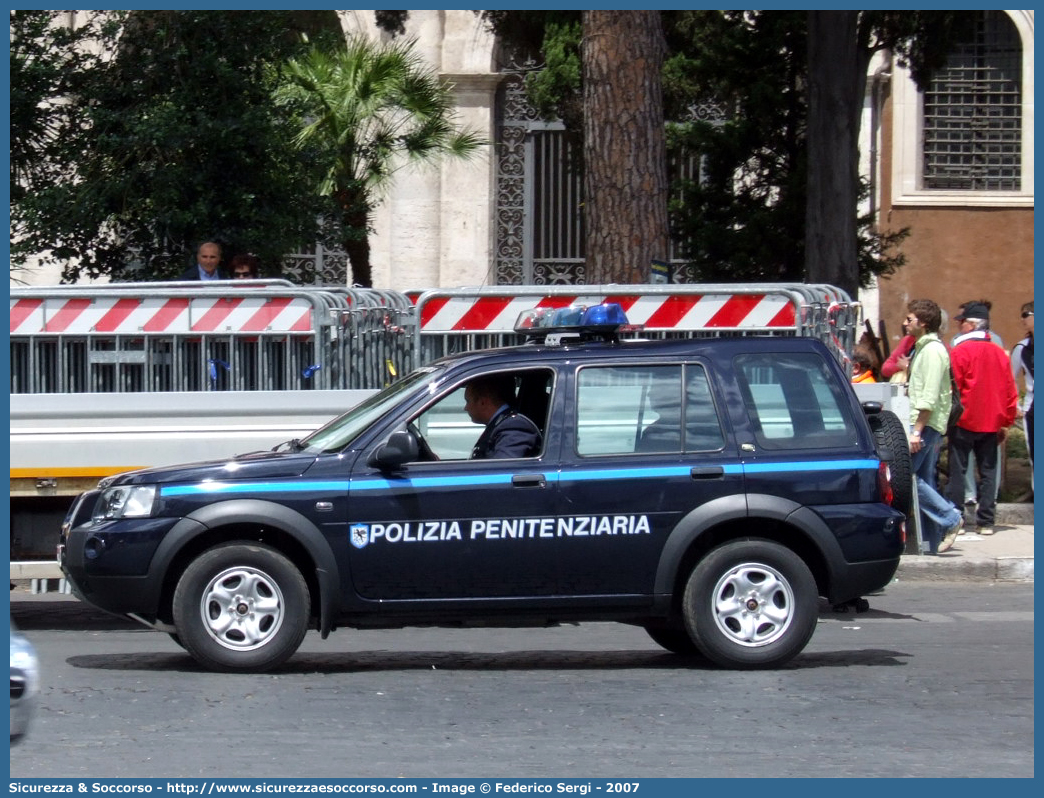 -
Polizia Penitenziaria
Nucleo Traduzioni e Piantonamenti
Land Rover Freelander I serie restyling
Parole chiave: PP;P.P.;Pol.Pen;PolPen;AdiC;A.diC.;Agenti;di;Custodia;Polizia;Penitenziaria;Nucleo;Traduzioni;Piantonamenti;Land Rover;Freelander