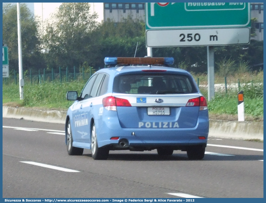 Polizia H5755
Polizia di Stato
Polizia Stradale
Autostrada Bs/Vr/Vi/Pd S.p.A.
Subaru Legacy Station Wagon
V serie
Allestitore Bertazzoni S.r.l.
Parole chiave: PS;P.S.;Polizia di Stato;Polizia Stradale;Autostrada;Autostradale;Subaru;Legacy;AWD;Station;Wagon;SW;S.W.;Bertazzoni;H5755;H 5755