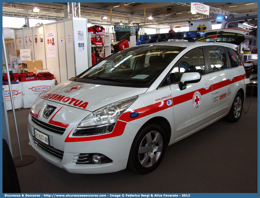 CRI 637AB
Croce Rossa Italiana
Parma
Peugeot 5008 I serie
Allestitore Orion S.r.l.
Parole chiave: CRI;C.R.I.;Croce Rossa Italiana;Automedica;Auto medica;Automedicalizzata;Auto medicalizzata;Peugeot;5008;Parma;PR;637AB;Orion