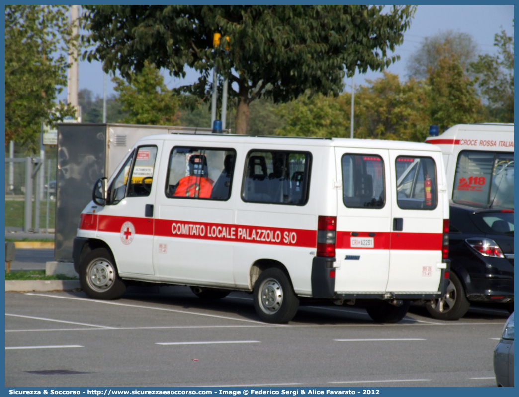 CRI A2231
Croce Rossa Italiana
Palazzolo sull'Oglio (BS)
Fiat Ducato II serie
Parole chiave: CRI;C.R.I.;Croce;Rossa;Italiana;Fiat;Ducato;Palazzolo sull&#039;Oglio