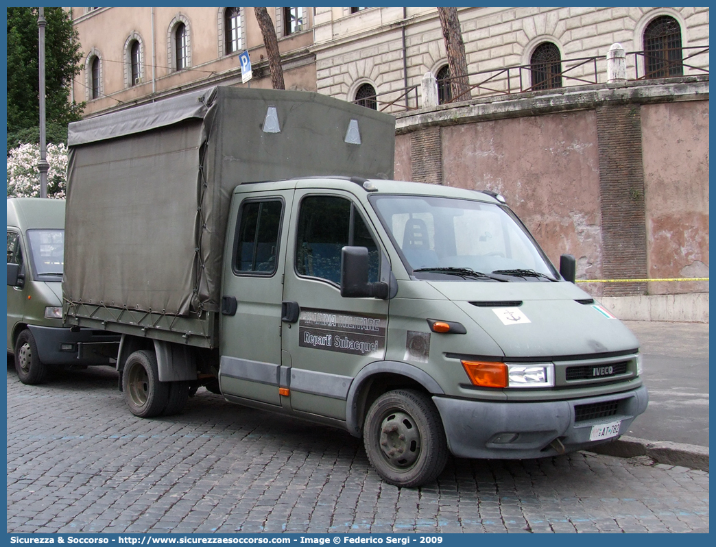 MM AT782
Marina Militare Italiana
Reparti Subacquei
Iveco Daily 35C13 III serie
Parole chiave: MM;M.M.;Marina Militare;Iveco;Daily;35C13;ComSubIn;Reparti;Subacquei