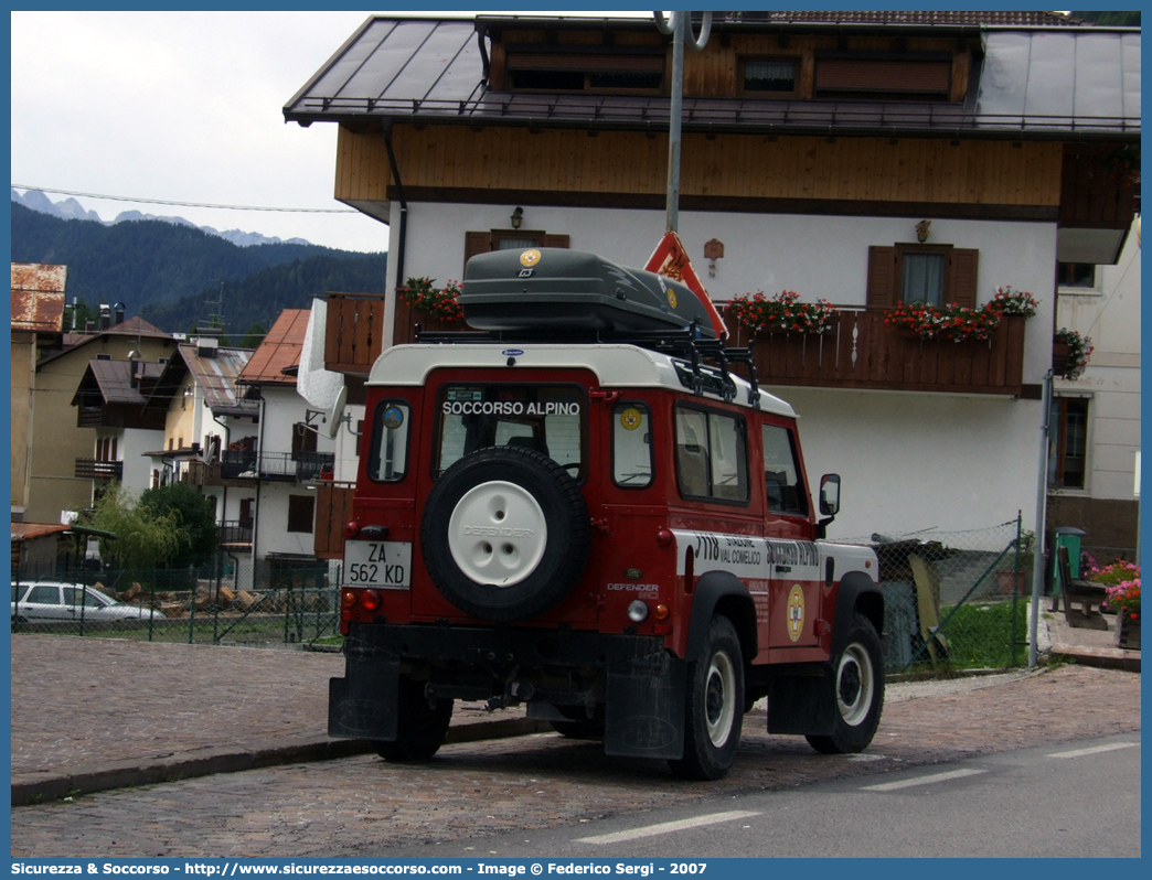 -
Corpo Nazionale
Soccorso Alpino e Speleologico
Delegazione Alpina II Bellunese
Stazione Val Comelico
Land Rover Defender 90
Parole chiave: CNSAS;C.N.S.A.S.;Corpo;Nazionale;Soccorso;Alpino;Speleologico;Veneto;SASV;S.A.S.V.;Val Comelico;Land Rover;Defender;90