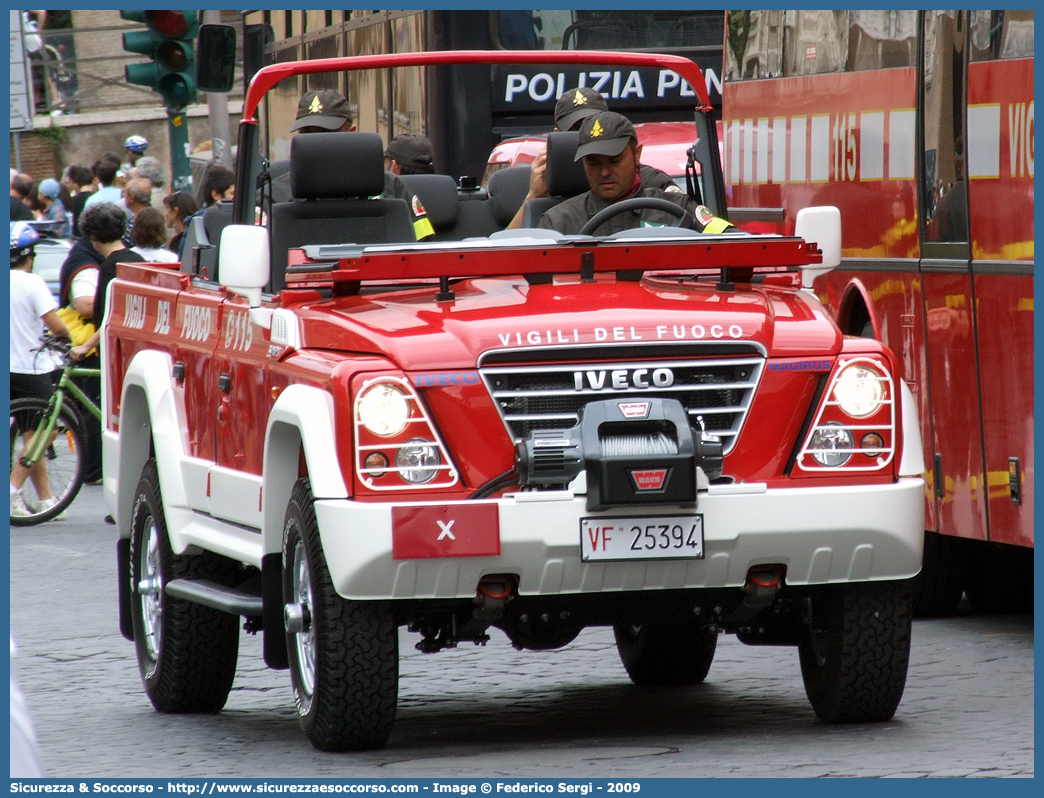 VF 25394
Corpo Nazionale Vigili del Fuoco
Iveco Massif
Parole chiave: VVF;V.V.F.;Corpo;Nazionale;Vigili;del;Fuoco;Iveco;Massif