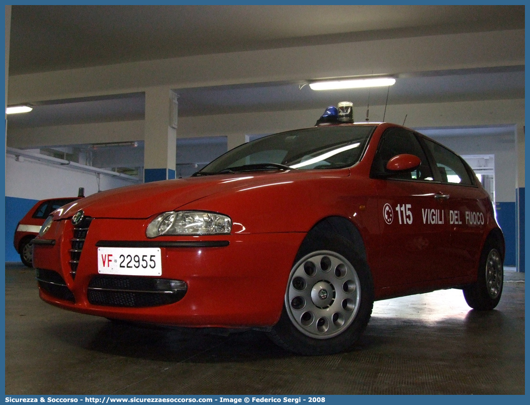 VF 22955
Corpo Nazionale Vigili del Fuoco
Alfa Romeo 147 I serie
Parole chiave: Corpo;Nazionale;Vigili del Fuoco;Vigili;Fuoco;Alfa;Romeo;147