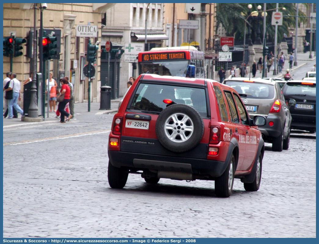 VF 22642
Corpo Nazionale Vigili del Fuoco
Land Rover Freelander I serie restyling
Parole chiave: Corpo;Nazionale;Vigili del Fuoco;Vigili;Fuoco;Land Rover;Freelander