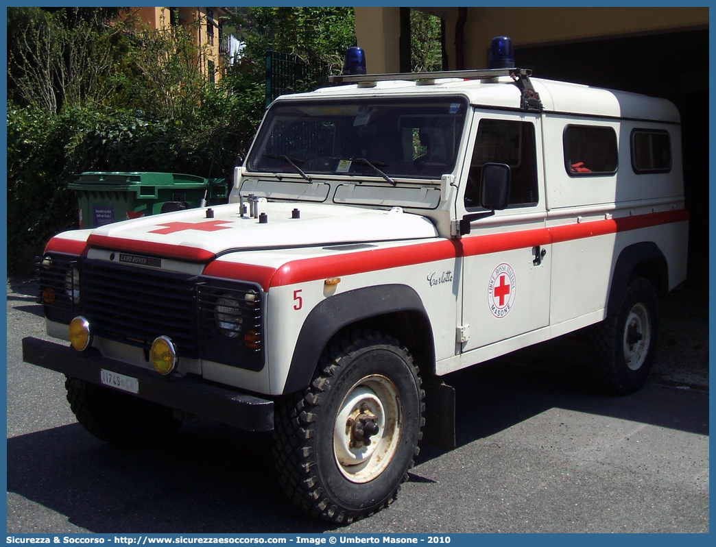 CRI 11749
Croce Rossa Italiana
Masone (GE)
Land Rover Defender 110
Parole chiave: CRI;C.R.I.;Croce;Rossa;Italiana;Land Rover;Defender;110;Masone