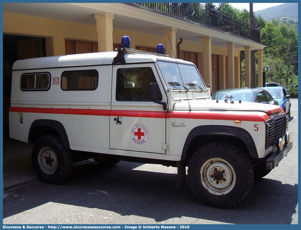 CRI 11749
Croce Rossa Italiana
Masone (GE)
Land Rover Defender 110
Parole chiave: CRI;C.R.I.;Croce;Rossa;Italiana;Land Rover;Defender;110;Masone