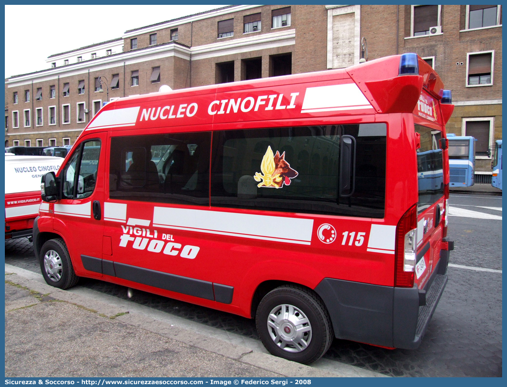 VF 24678
Corpo Nazionale Vigili del Fuoco
Nucleo Cinofili
Fiat Ducato III serie
Parole chiave: Corpo;Nazionale;Vigili del Fuoco;Vigili;Fuoco;Fiat;Ducato;X250;Cinofili