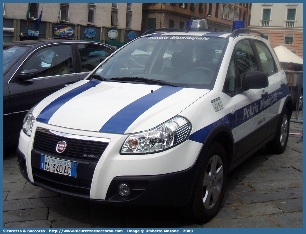 Polizia Locale YA340AC
Polizia Municipale
Comune di Sanremo
Fiat Sedici I serie
Parole chiave: Polizia;Municipale;Locale;Sanremo;Fiat;Sedici;YA340AC;YA 340 AC