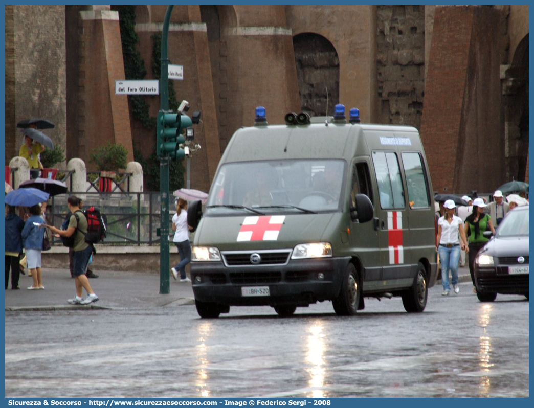 EI BH520
Esercito Italiano
Sanità Militare
Reggimento di Supporto
Fiat Ducato II serie restyling
Allestitore Bollanti S.r.l.
Parole chiave: EI;E.I.;Esercito;Italiano;Sanità Militare;Fiat;Ducato;Reggimento di Supporto;Bollanti