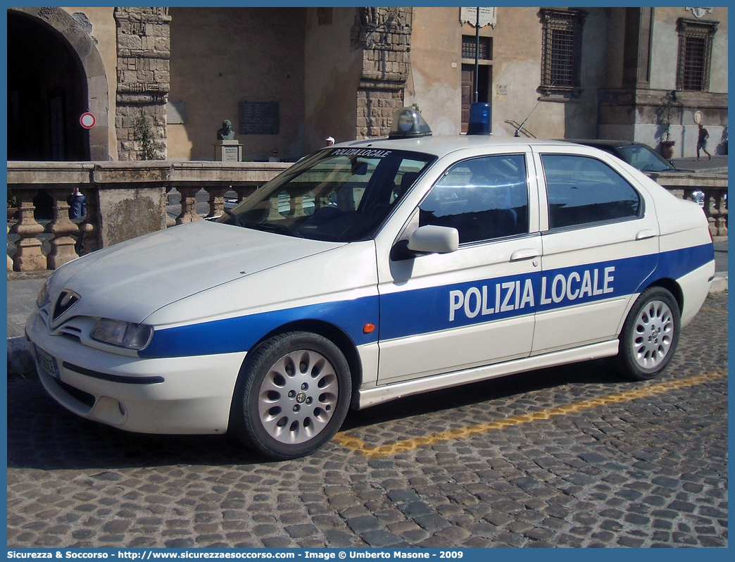 -
Polizia Locale
Comune di Tarquinia
Alfa Romeo 146
Parole chiave: Polizia;Municipale;Locale;Tarquinia;Alfa Romeo;146