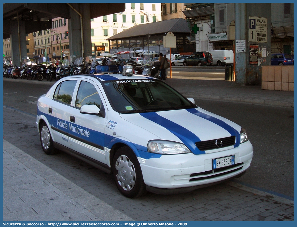 -
Polizia Municipale
Comune di Genova
Opel Astra II serie
Parole chiave: Polizia;Locale;Municipale;Genova;Opel;Astra