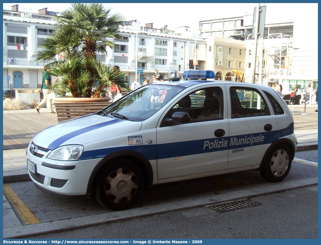 -
Polizia Municipale
Comune di Genova
Opel Corsa III serie restyling
Parole chiave: Polizia;Locale;Municipale;Genova;Opel;Corsa