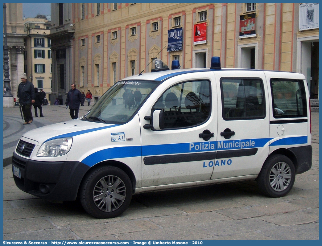 Polizia Locale YA955AA
Polizia Municipale
Comune di Loano
Fiat Doblò I serie restyling
Parole chiave: Polizia;Locale;Municipale;Loano;Fiat;Doblò;YA955AA