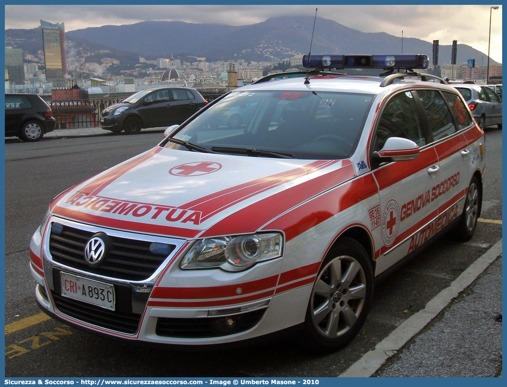 CRI A893C
Croce Rossa Italiana
Val Polcevera - Valle Scrivia
Volkswagen Passat Variant IV serie
Allestitore AVS S.a.s.
Parole chiave: CRI;C.R.I.;Croce Rossa Italiana;Automedica;Auto Medica;Automedicalizzata;Auto Medicalizzata;Volkswagen;Passat;Variant;Valle Scrivia;Val Polcevera;Valpolcevera;Vallescrivia;A893C;AVS