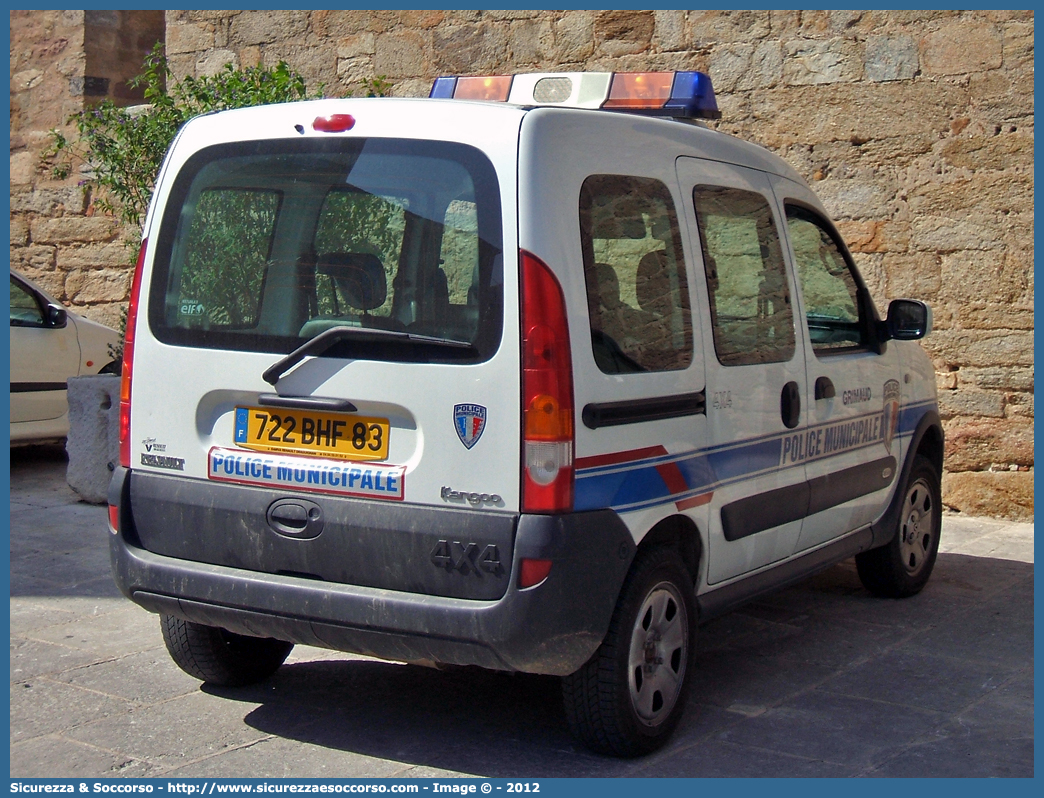 -
République Française
Police Municipale Grimaud
Renault Kangoo 4x4 
II generation
Parole chiave: Repubblica;Francese;République;Française;Police;Municipale;Renault;Kangoo;Grimaud