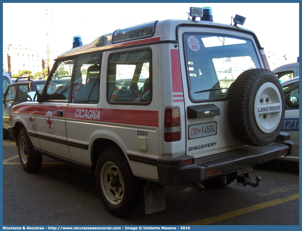 CRI 14634
Croce Rossa Italiana
Cicagna (GE)
Land Rover Discovery I serie
Parole chiave: CRI;C.R.I.;Croce;Rossa;Italiana;Land;Rover;Discovery;Cicagna