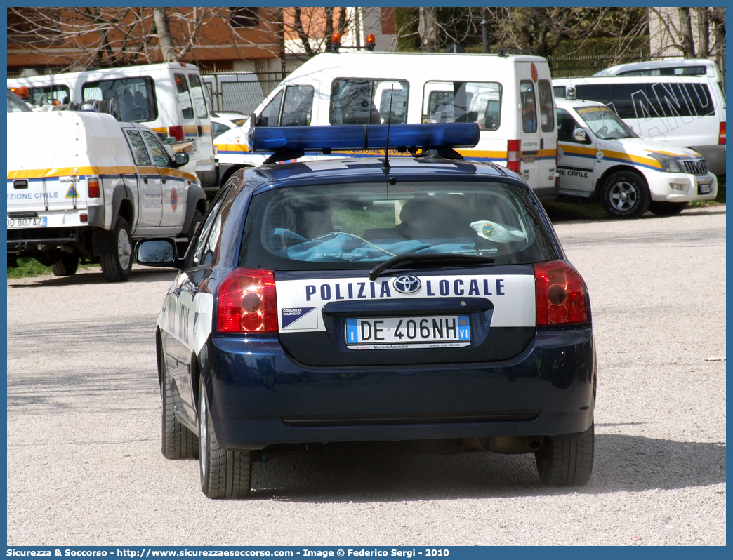 -
Polizia Locale
Comune di Valdagno
Toyota Corolla IX serie
Parole chiave: PL;P.L.;PM;P.M.;Polizia;Municipale;Locale;Valdagno;Toyota;Corolla