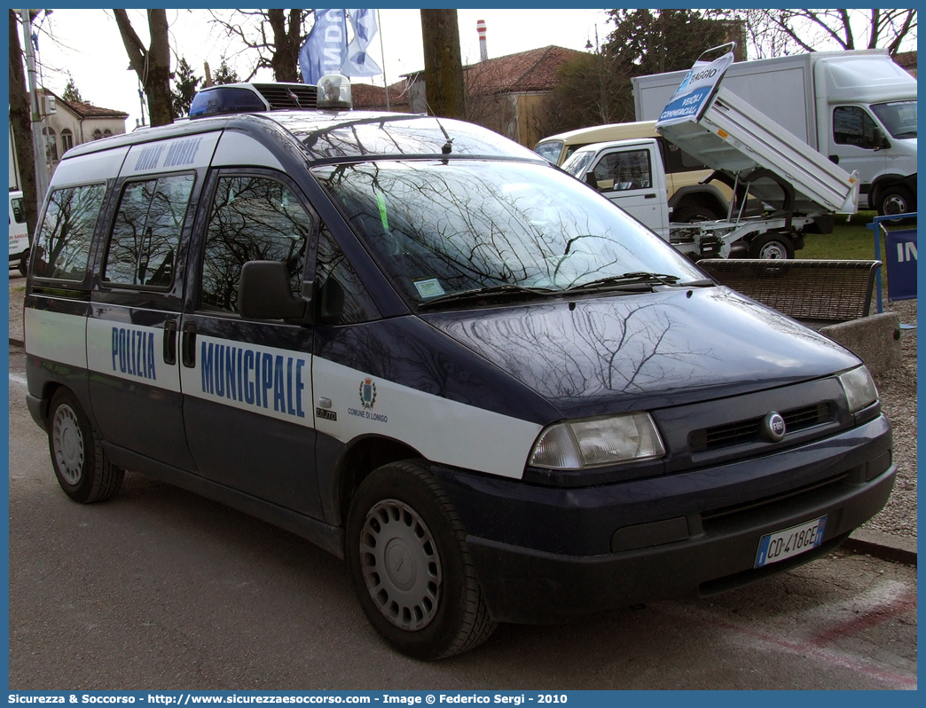 -
Polizia Municipale
Comune di Lonigo
Fiat Scudo I serie
Parole chiave: PL;P.L.;PM;P.M.;Polizia;Locale;Municipale;Lonigo;Fiat;Scudo