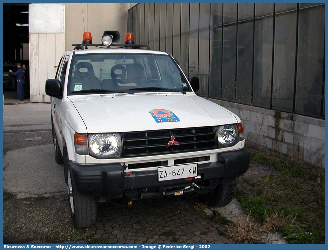 -
Protezione Civile
Comune di Padova
Mitsubishi Pajero V20 SWB
Parole chiave: PC;P.C.;Protezione Civile;Padova;Mitsubishi;Pajero V20 SWB