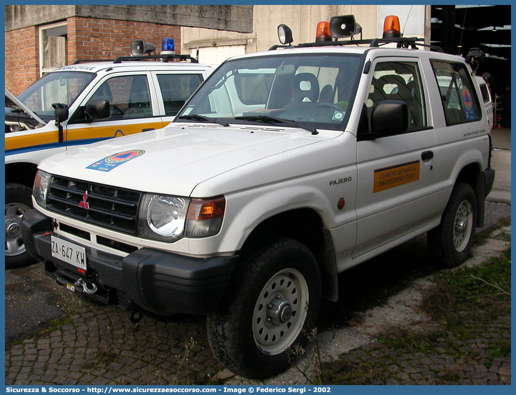 -
Protezione Civile
Comune di Padova
Mitsubishi Pajero V20 SWB
Parole chiave: PC;P.C.;Protezione Civile;Padova;Mitsubishi;Pajero V20 SWB