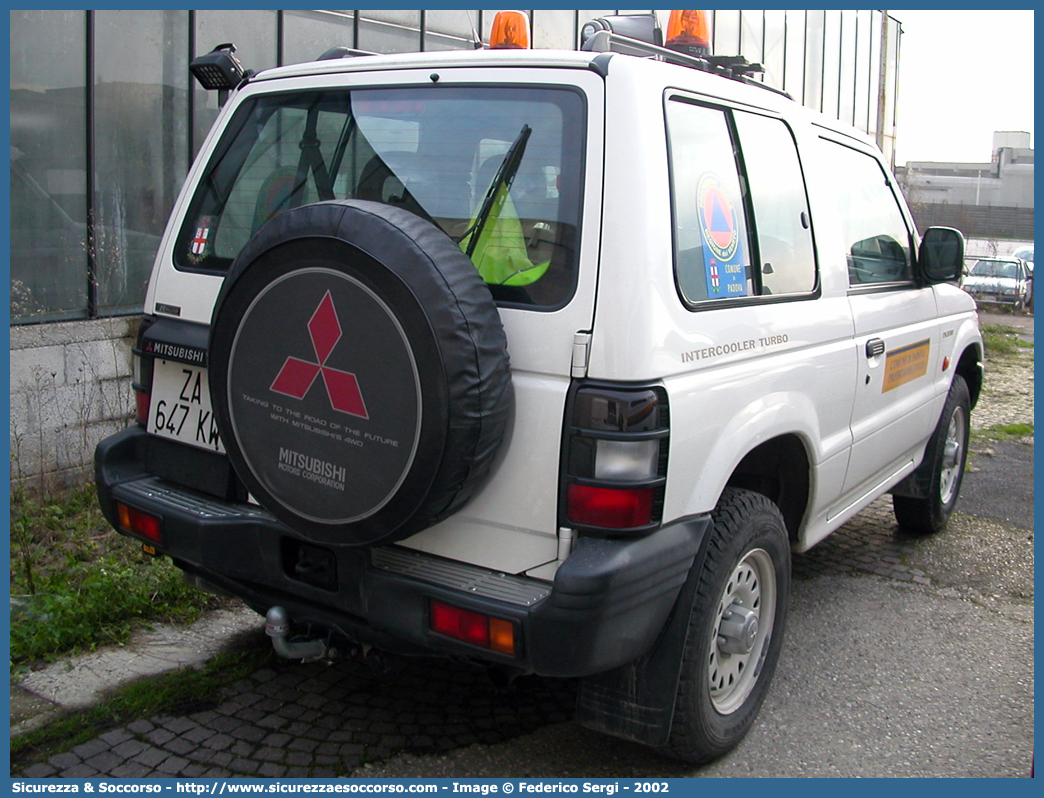 -
Protezione Civile
Comune di Padova
Mitsubishi Pajero V20 SWB
Parole chiave: PC;P.C.;Protezione Civile;Padova;Mitsubishi;Pajero V20 SWB