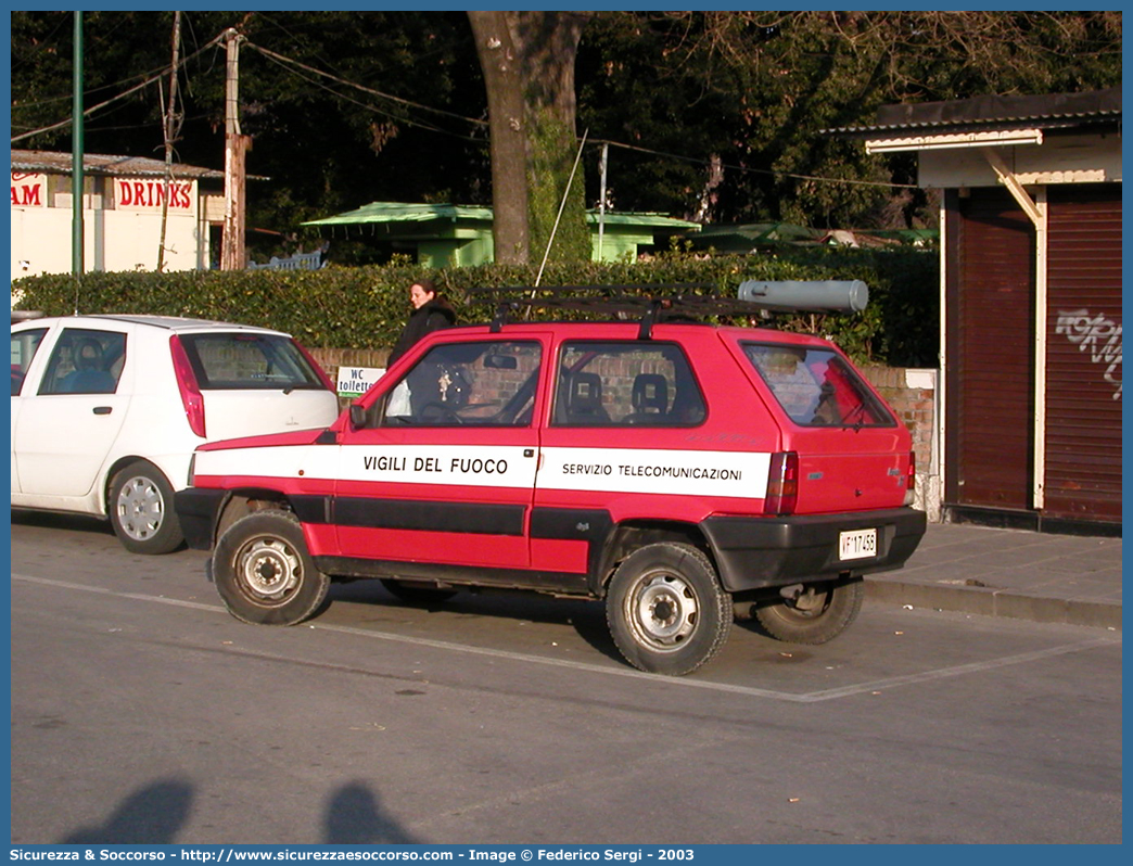 VF 17458
Corpo Nazionale Vigili del Fuoco
Nucleo Telecomunicazioni Radio
Fiat Panda 4x4 II serie
Parole chiave: Corpo;Nazionale;Vigili del Fuoco;Vigili;Fuoco;Fiat;Panda;Telecomunicazioni;Tele Comunicazioni;Radio