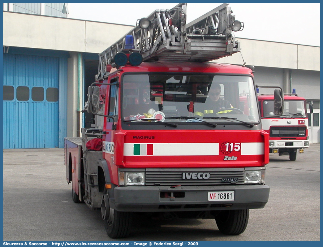 VF 16881
Corpo Nazionale Vigili del Fuoco
Iveco 109-14 Zeta
Allestitore Magirus
Parole chiave: VF;V.F.;VVF;V.V.F.;Corpo;Nazionale;Vigili del Fuoco;Vigili;Fuoco;AutoScala;AS;Iveco;109-14;Zeta;Magirus;16881