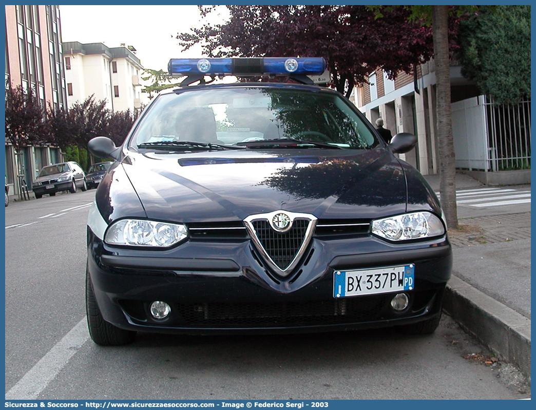 -
Polizia Municipale
Comune di Abano Terme
Alfa Romeo 156 I serie
Parole chiave: Polizia;Locale;Municipale;Abano Terme;Alfa Romeo;156