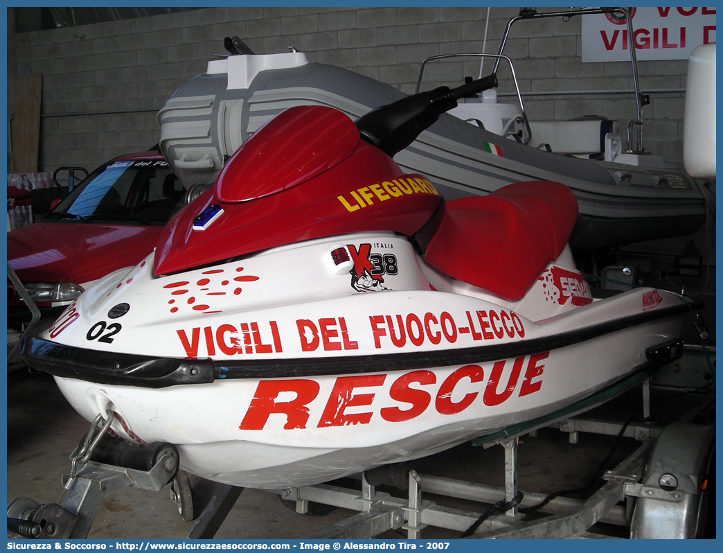 -
Corpo Nazionale Vigili del Fuoco
Nucleo Soccorso Subacqueo e Acquatico
SeaDoo GTI
Parole chiave: Corpo;Nazionale;Vigili del Fuoco;Vigili;Fuoco;Moto d&#039;Acqua;Moto;Acqua;Acquascooter;SeaDoo;Sea Doo;GTI;NSSA;N.S.S.A.;Soccorso;Subacqueo;Acquatico;Sommozzatori;Subacquei