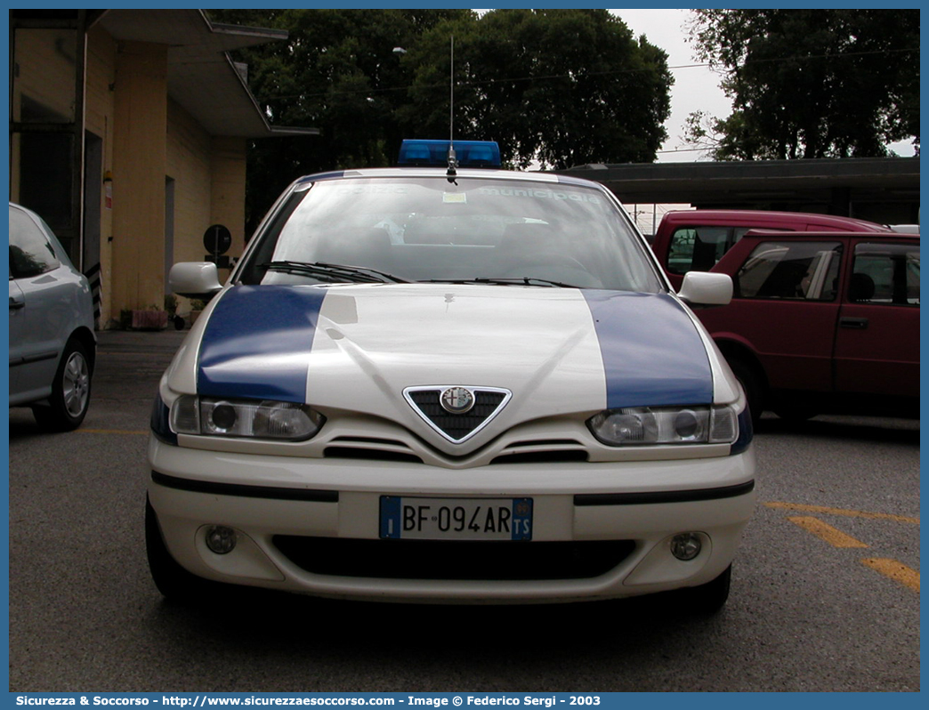 -
Polizia Municipale
Comune di Trieste
Alfa Romeo 146
Allestitore Orlandi S.r.l.
Parole chiave: Polizia;Municipale;Locale;Trieste;Alfa Romeo;146;Orlandi