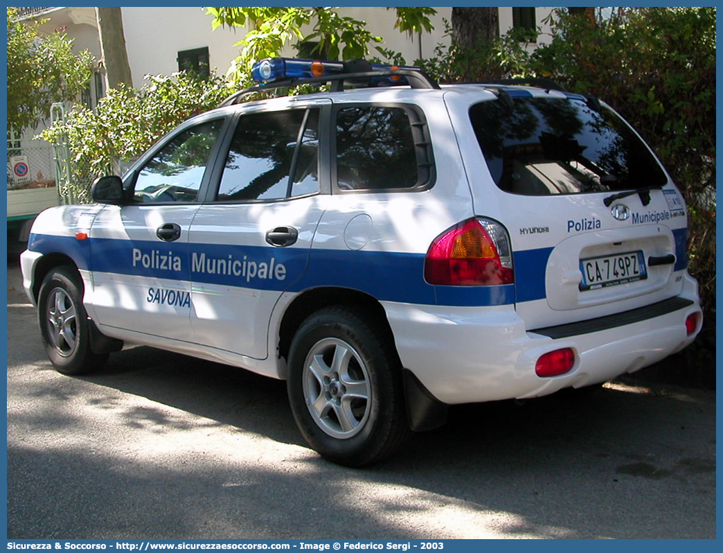 -
Polizia Municipale
Comune di Savona
Hyundai Santa Fe I serie
Parole chiave: Polizia;Locale;Municipale;Savona;Hyundai;Santa Fe