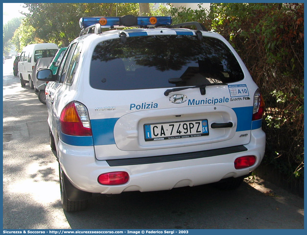 -
Polizia Municipale
Comune di Savona
Hyundai Santa Fe I serie
Parole chiave: Polizia;Locale;Municipale;Savona;Hyundai;Santa Fe