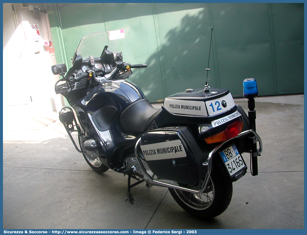 -
Polizia Municipale
Comune di Padova
Bmw R850RT I serie
Parole chiave: Polizia;Locale;Municipale;Padova;Bmw;R850RT