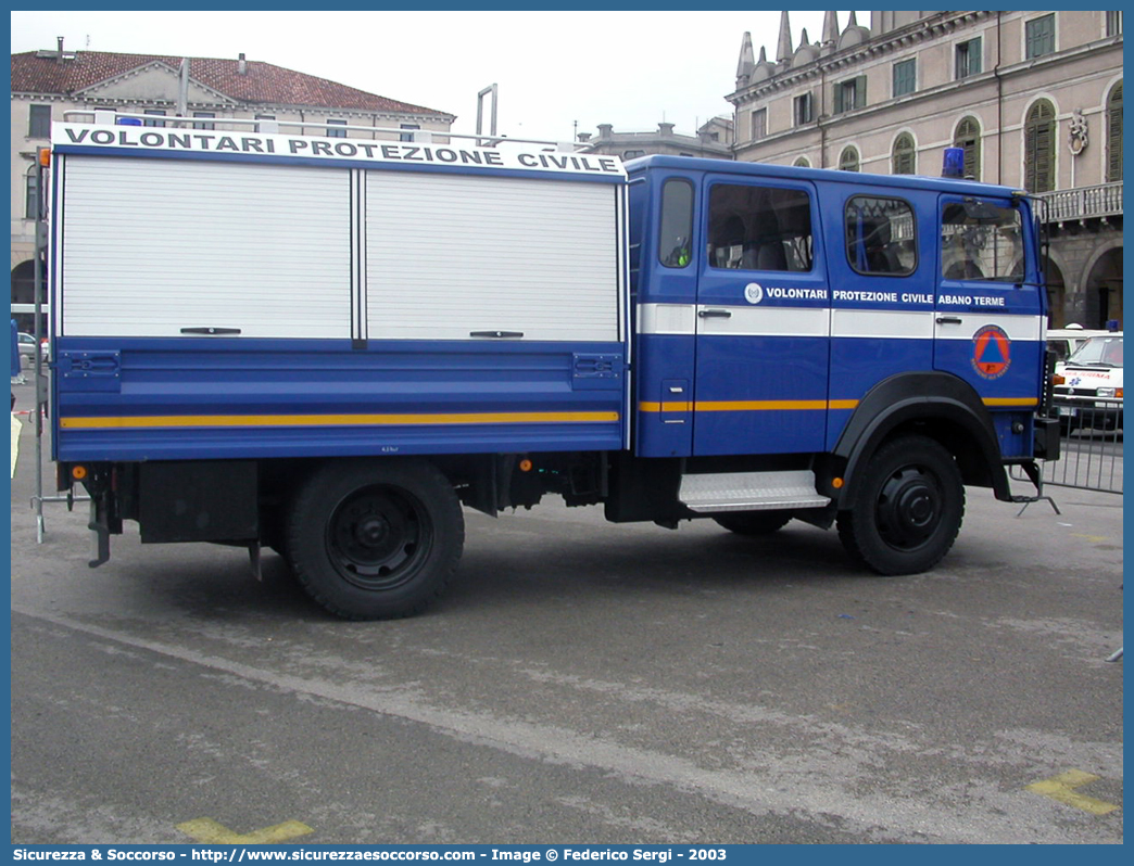 -
Protezione Civile
Comune di Abano Terme
Iveco Magirus 90-16

Parole chiave: PC;P.C.;Protezione Civile;Abano Terme;Iveco;Magirus;90-16