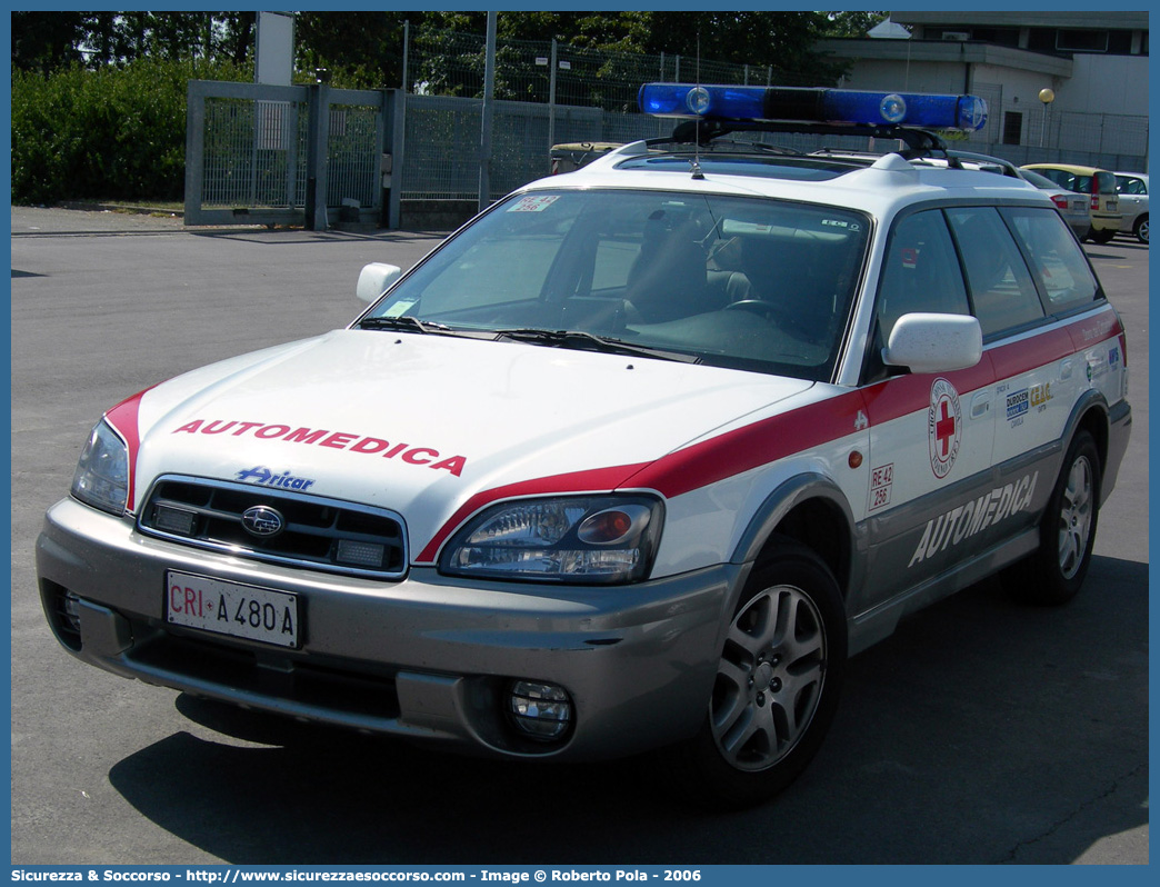 CRI A480A
Croce Rossa Italiana
Toano
Subaru Outback II serie
Allestitore Aricar S.p.A.
Parole chiave: CRI;C.R.I.;Croce Rossa Italiana;Automedica;Auto Medica;Automedicalizzata;Auto Medicalizzata;Subaru;Outback;Toano;A480A;Aricar